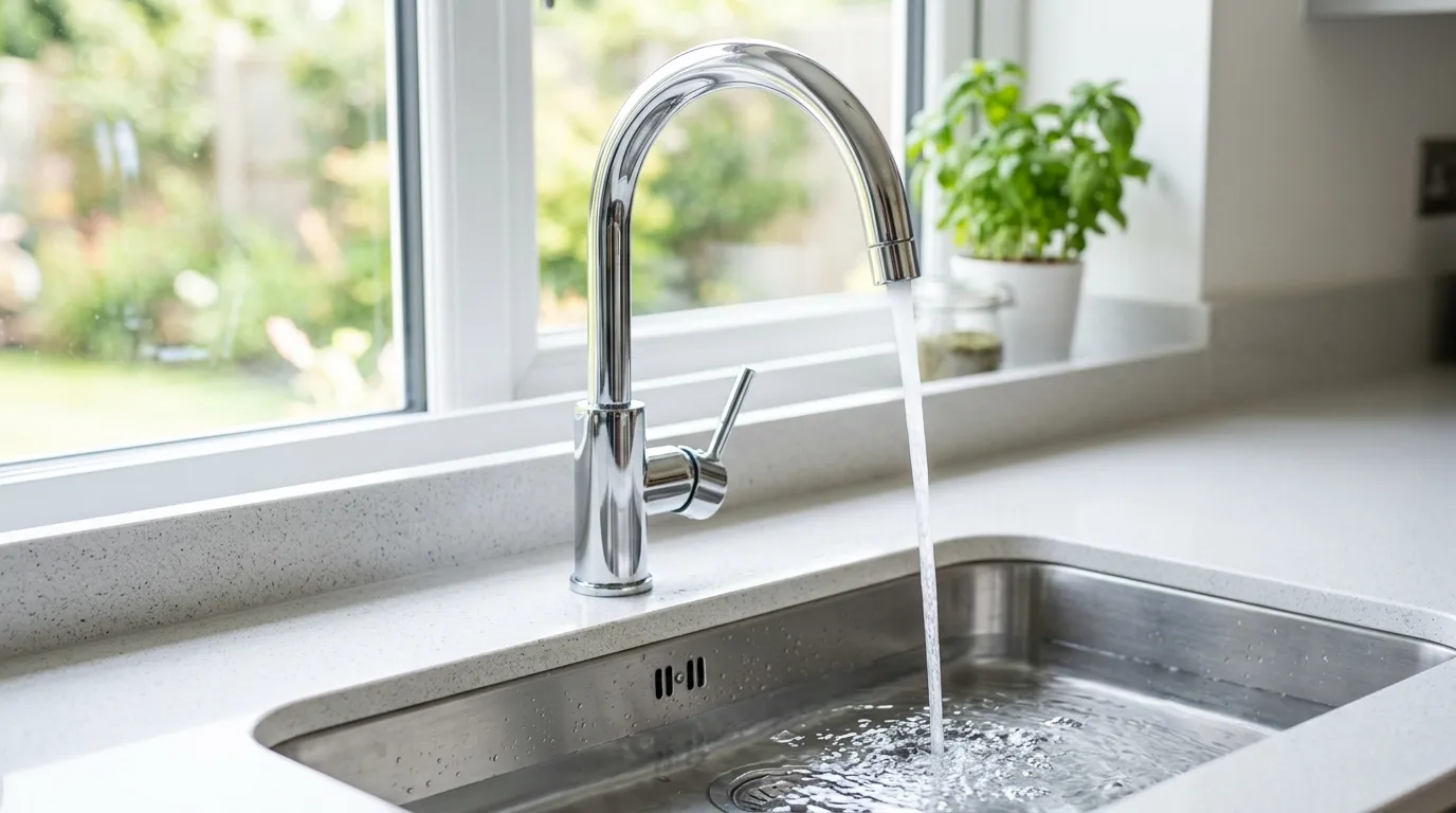 Local Plumbing Master Pros same day plumber fixing a faucet in Fairview, OH